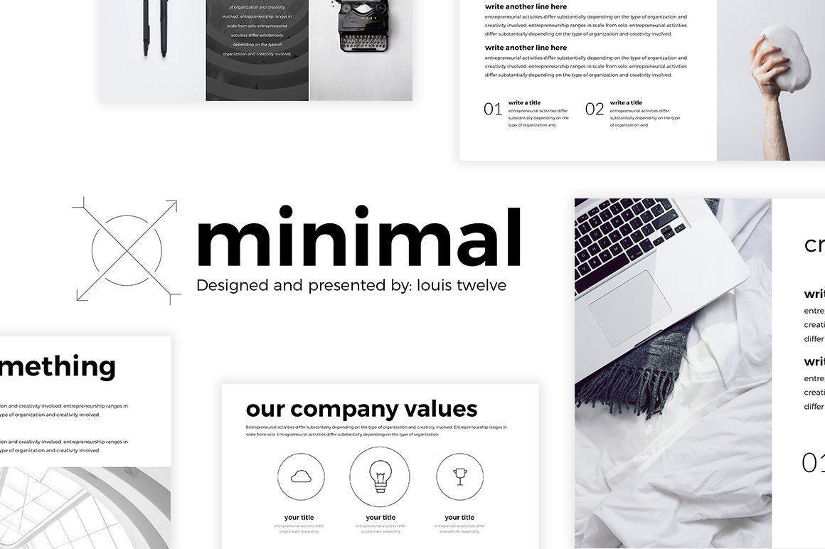 Free Minimal PowerPoint Template