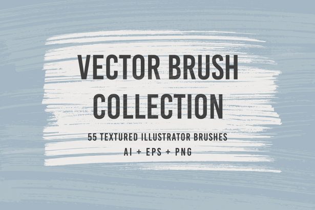 14 55 Vector Brushes Collection Free Download Free Brushes for Adobe Illustrators