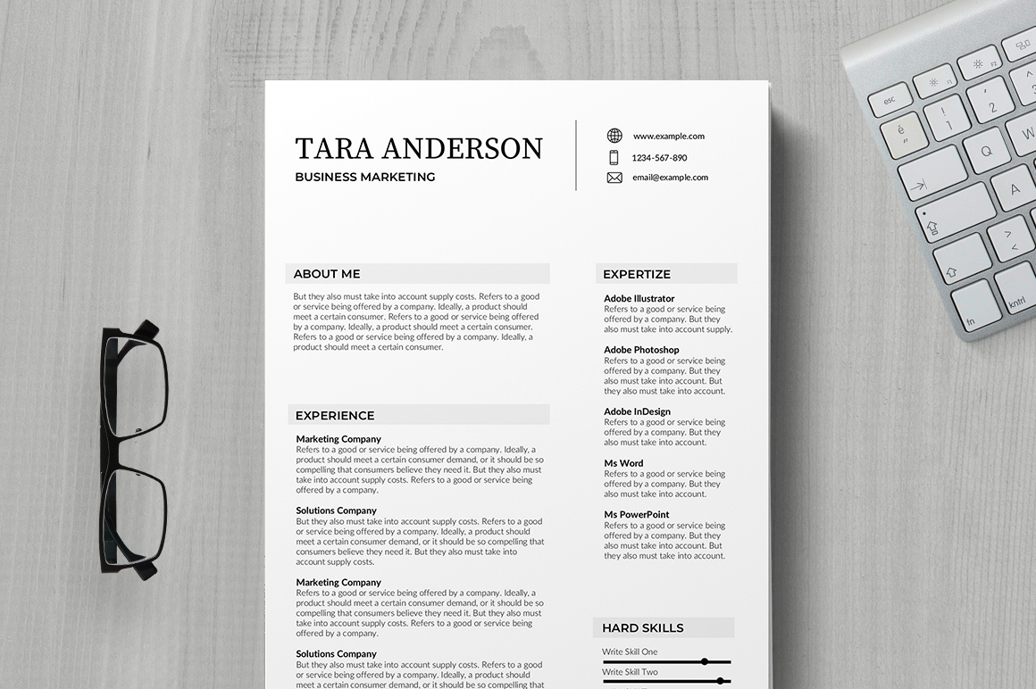 Modern Resume Templates Word